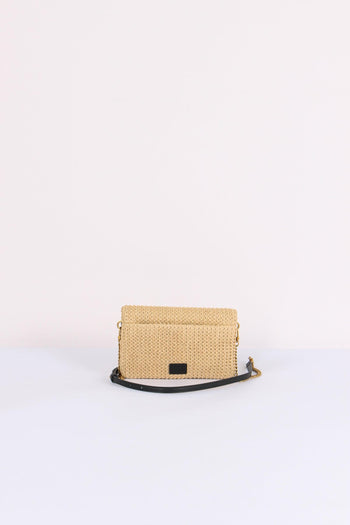 Tracolla Click Soft Rafia Rafia/nero - 3