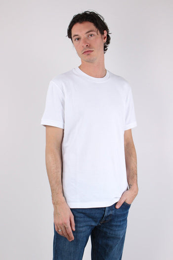 T-shirt Piquet Bianco - 7