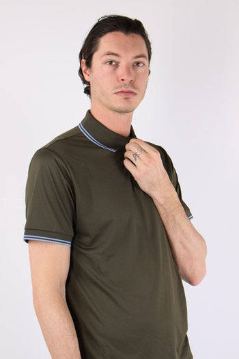Hari Polo Collo Righe Snake Green - 3