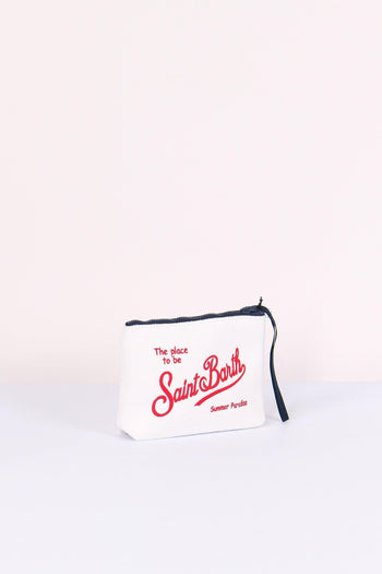 Aline Pochette Stampa Bianco - 5