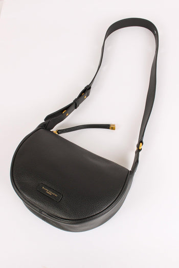 Charlotte Mezzaluna Pelle Nero - 4
