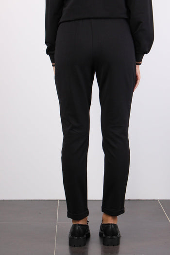 Pantalone Felpa Clip Logo Nero - 3