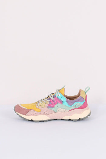 Sneakers Yamano Suede Nylon Pink - 6