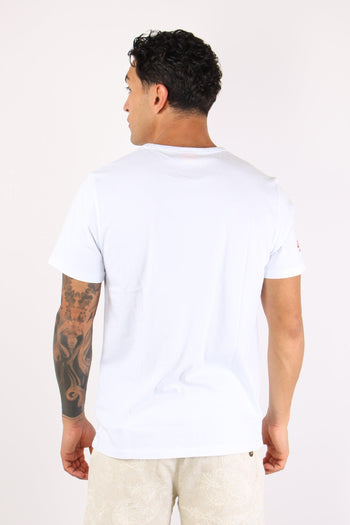 T-shirt Logo Fluo Bianco - 4