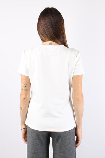 T-shirt Mezza Manica Logo White/sugar - 3