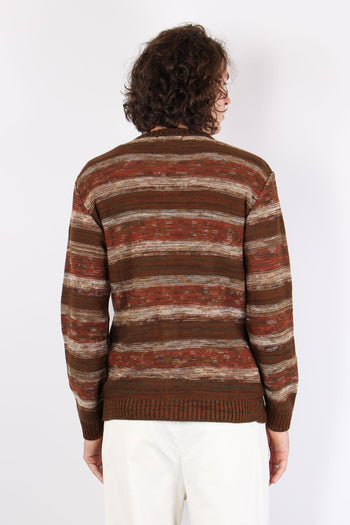 Cardigan Melange Riga Tabacco - 3