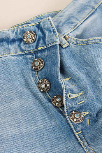 Koons Denim Lyoncell Rotture Denim Chiaro - 6