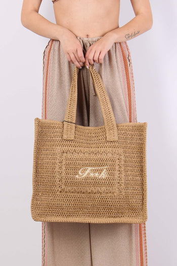 Borsa Rafia Beige - 6