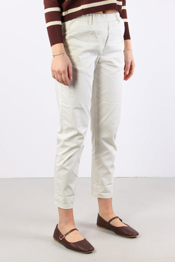Chino Elastico Rasatello Burro - 6