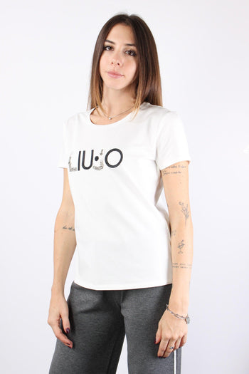 T-shirt Mezza Manica Logo White/sugar - 5