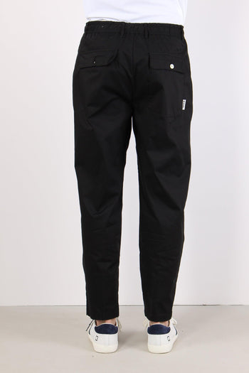 Pantalone Cotone Nero - 4