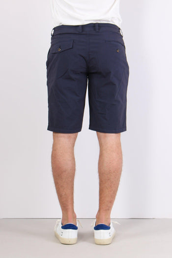 Bermuda Cotone Leggero Pence Navy - 3