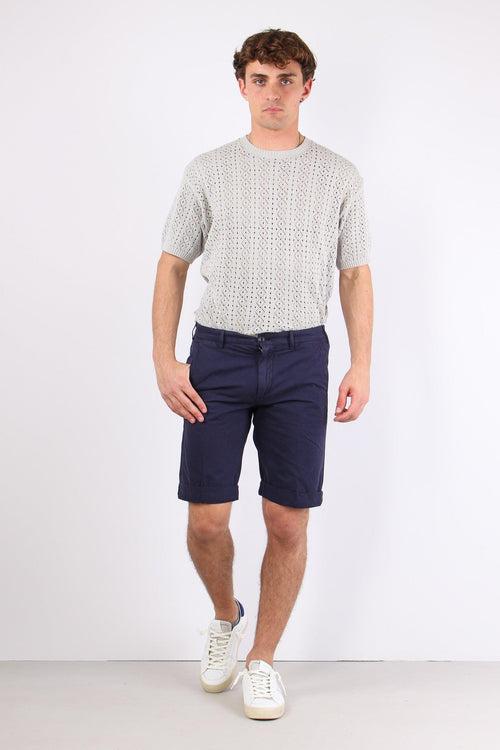 Bermuda Chino Basic Blu