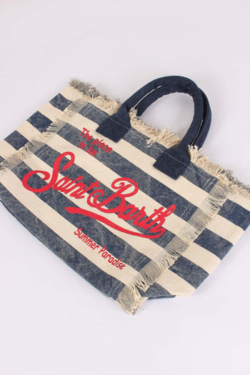 Vanity Canvas Righe Blu/rosso - 2