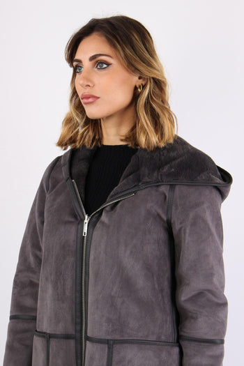 Cappotto Ecomontone Reversibil Graphite - 8