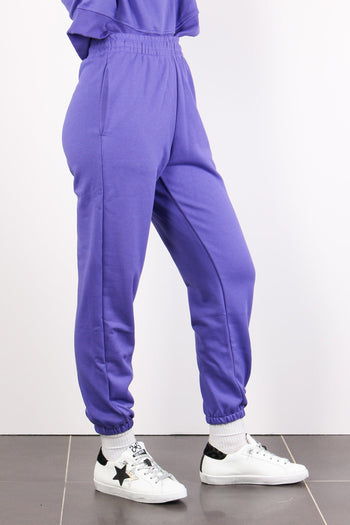 Pantalone Logo Gamba Iris - 4