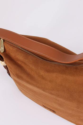 Danielle Sacca Hobo Ecocamosci Cuoio - 7