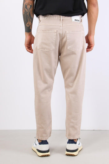 Pantalone 5 Tasche Bull Caffelatte - 4