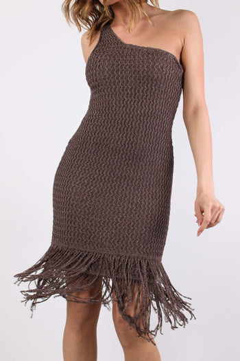 Juniperos Abito Lurex Frange Beige/ferro - 6