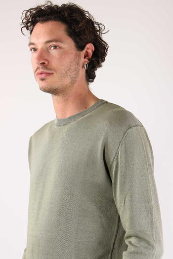 Girocollo Basico Cotone Green Fade - 7
