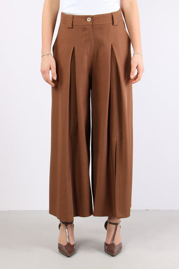 Gonna Pantalone Poliviscosa Caffe - 2