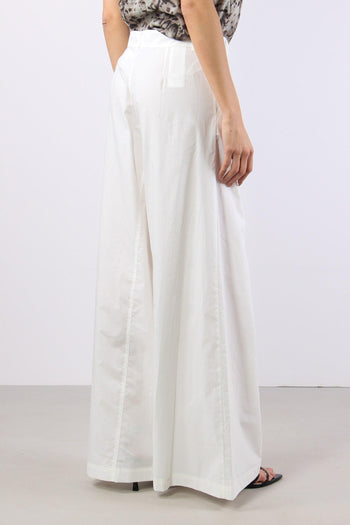 Canelli Pantalone Popeline Bianco - 6