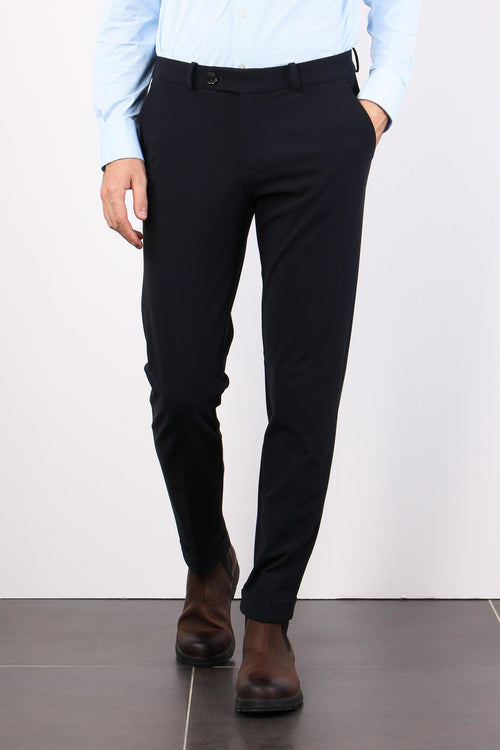 Pantalone Tecnico Risvolto Ing Blue/black - 2