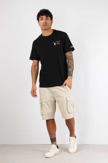 T-shirt Stampa Gin Gym Nero - 5