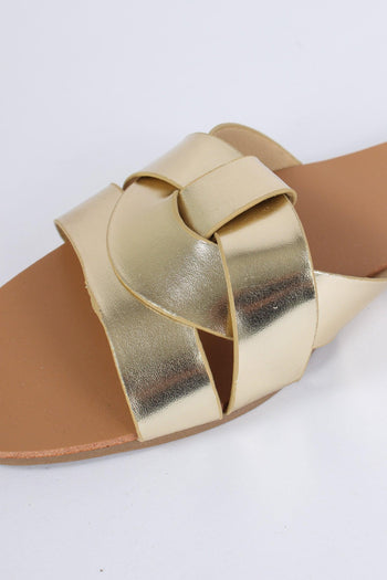 Ciabatta Intreccio Gold - 7