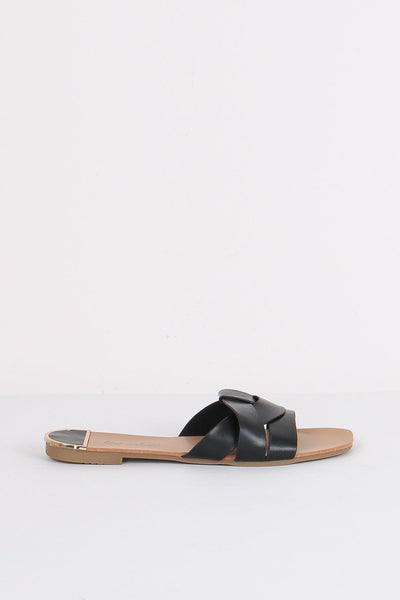 Ciabatta Intreccio Black