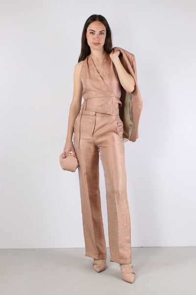 Gilet Portafoglio Spalmato Blush