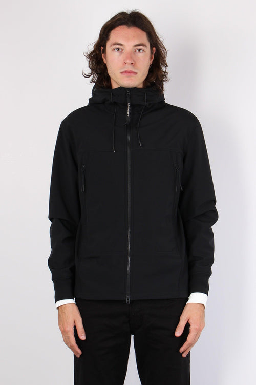 Felpa Softshell Occhiale Black