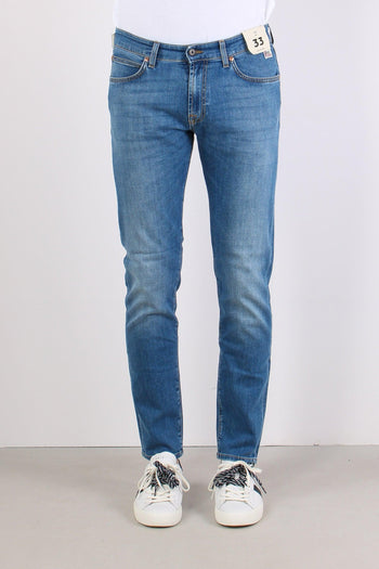 Denim Slim Fit Denim Chiaro - 2