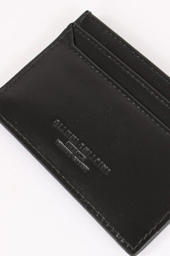 Portacarte Pelle Martellata Nero - 4