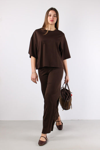 Maglia Punto Milano Tencelle Moro - 4