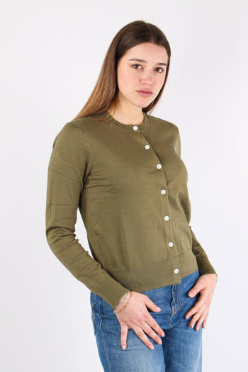 Cardigan Cotone Willow Green - 5