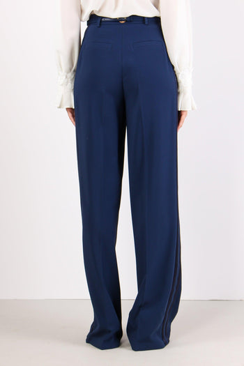 Pantalone Palazzo Raso Oltremare - 4