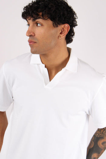 Polo Piquet Basica Bianco - 7