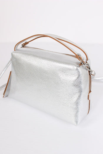 Alifa Mini Bag 2 Manici Meta Silver - 4