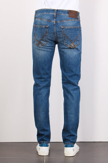 Denim Slim Fit Denim Medio - 4