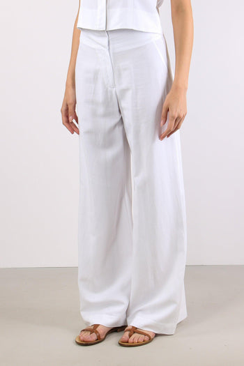 Pantalone Vita Alta Palazzo Bianco - 3