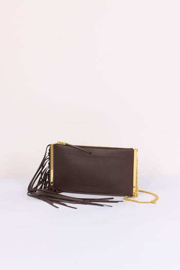 Pochette Frange Cacao - 4