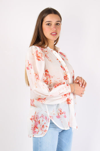 Camicia Misto Seta Fantasia Hawaii - 6