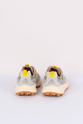 Sneakers Yamano Suede Nylon Grey/cipria - 3