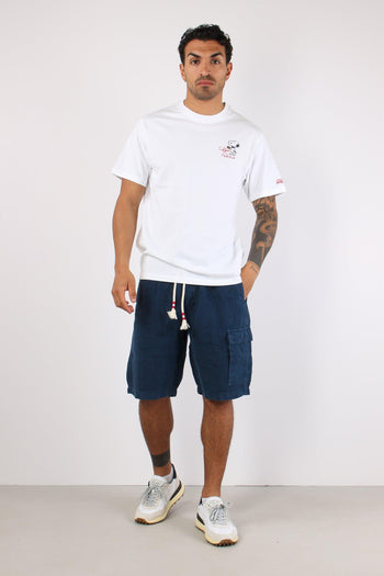 T-shirt Scritta Ricami Snoopy Caffe - 4