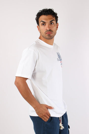 T-shirt Stampa Bianco - 5