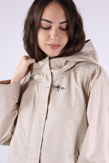 Cappa Nylon Cappuccio Sabbia - 3