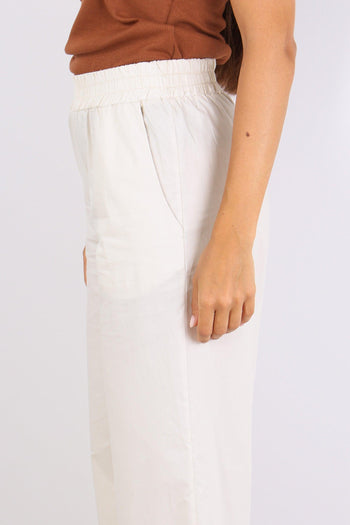 Pantalone Popeline Palazzo Ghiaccio - 7