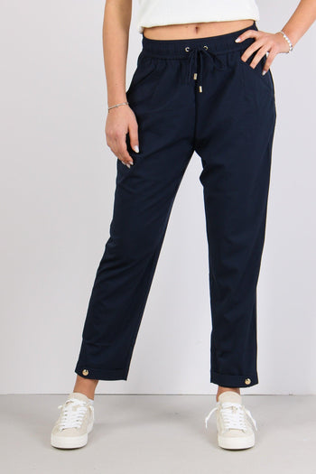 Pantalone Tencelle Coulisse Nuit/noir - 2