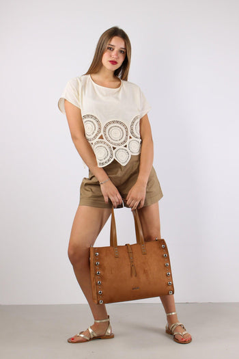 Blusa Ricamo Fondo Burro - 5